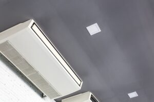 cool air conditioner system white wall room